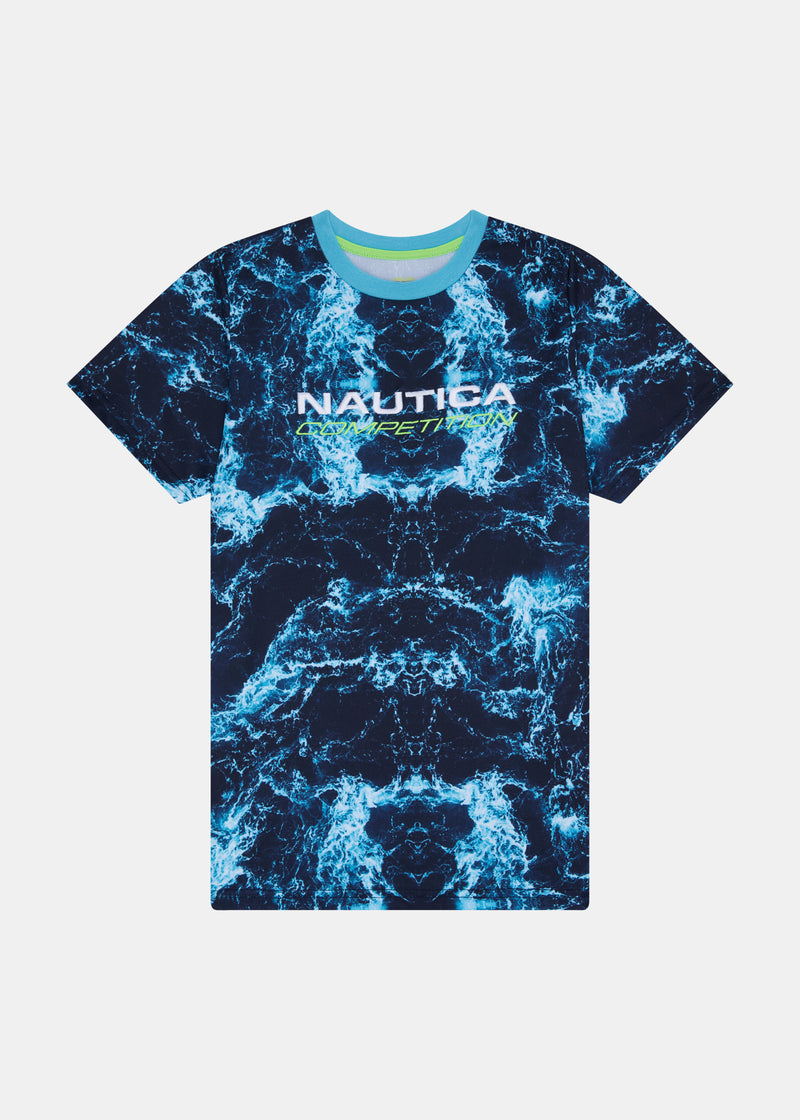 Nautica Competition Pickles T-Shirt -Sea Blue - Front