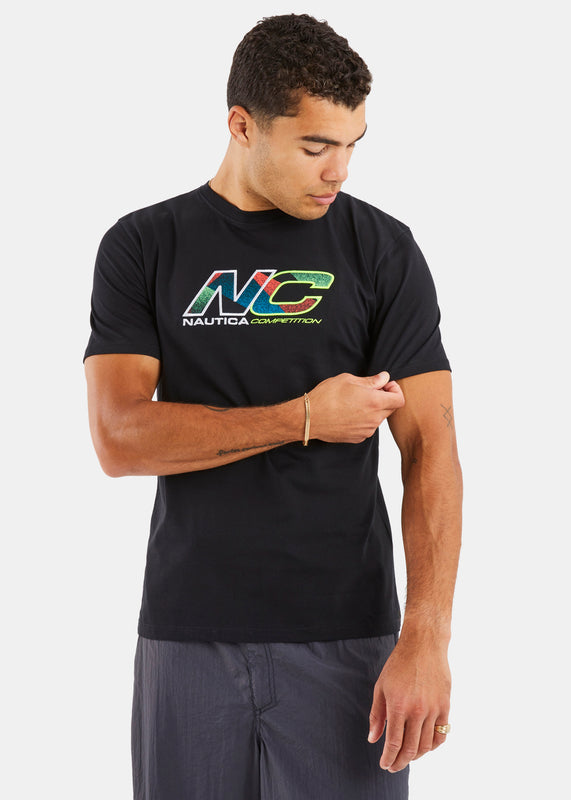 Nautica Competition Fogo T-Shirt - Black - Front