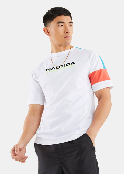 Nautica Competition Long T-Shirt - White - Front