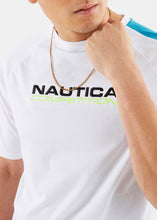 Load image into Gallery viewer, Nautica Competition Long T-Shirt - White - Detail
