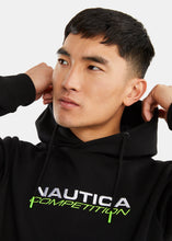 Load image into Gallery viewer, Nautica Competition Brundy Overhead Hoody - Black - Detail