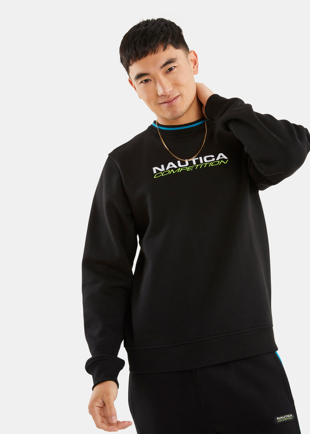 Nautica Competition Crocker Sweatshirt - Black - Front 