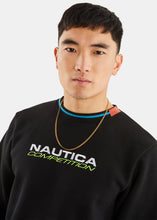 Load image into Gallery viewer, Nautica Competition Crocker Sweatshirt - Black - Detail