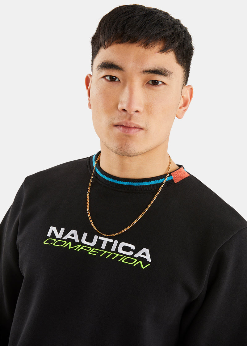 Nautica Competition Crocker Sweatshirt - Black - Detail