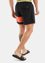 Load image into Gallery viewer, Nautica Competition Fraser 5&quot; Swim Short - Black - Back