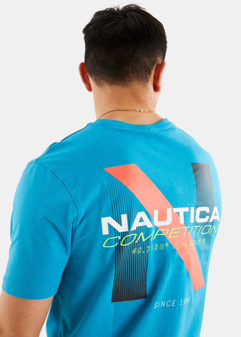 Nautica Competition Molle T - Shirt - Sea Blue - Detail