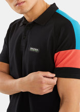 Load image into Gallery viewer, Nautica Competition Hartog Polo Shirt - Black - Detail