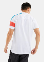 Load image into Gallery viewer, Nautica Competition Hartog Polo Shirt - White - Back