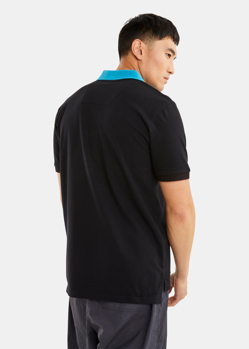 Nautica Competition Andros Polo Shirt - Black - Back