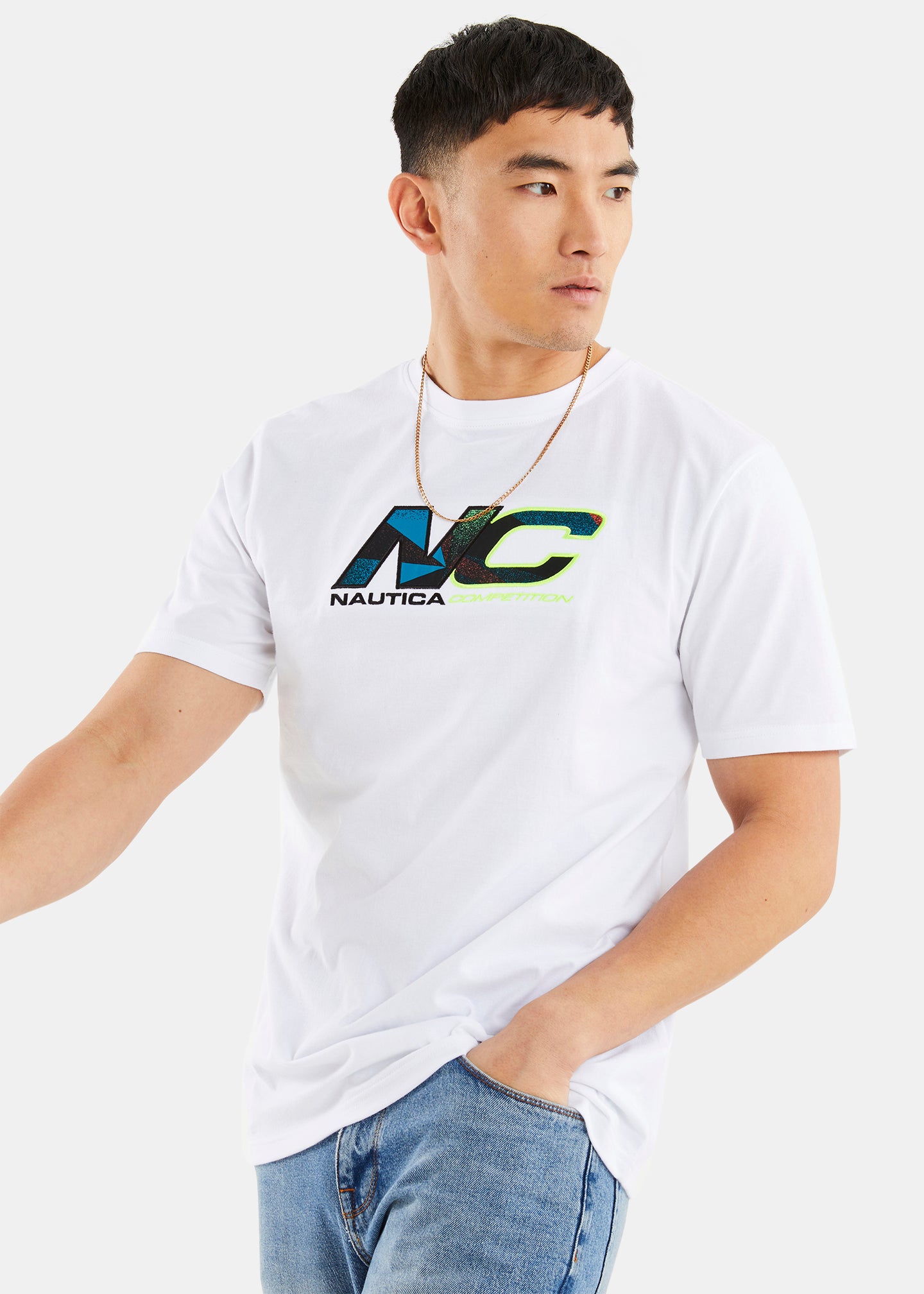 Nautica Competition Fogo T-Shirt - White - Front