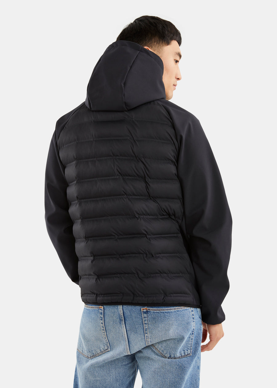 DANISH ENDURANCE men's sustainable hooded fleece jacket Oeko-Tex certified  155000 Black, Navy, Green