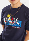 Nautica Competition Aland T-Shirt - Dark Navy - Detail