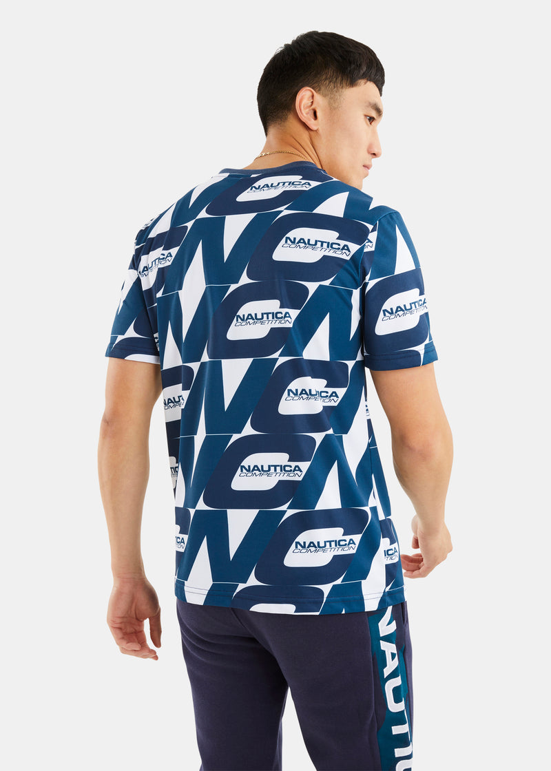 Nautica Competition Paxos T-Shirt - Dark Navy - Back