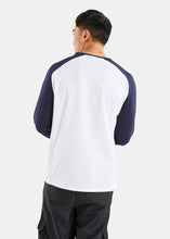 Load image into Gallery viewer, Nautica Competition Nicobar Long Sleeve T-Shirt - White - Back