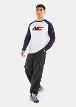 Load image into Gallery viewer, Nautica Competition Nicobar Long Sleeve T-Shirt - White - Full Body
