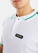 Load image into Gallery viewer, Nautica Competition Batu Polo Shirt - White - Detail