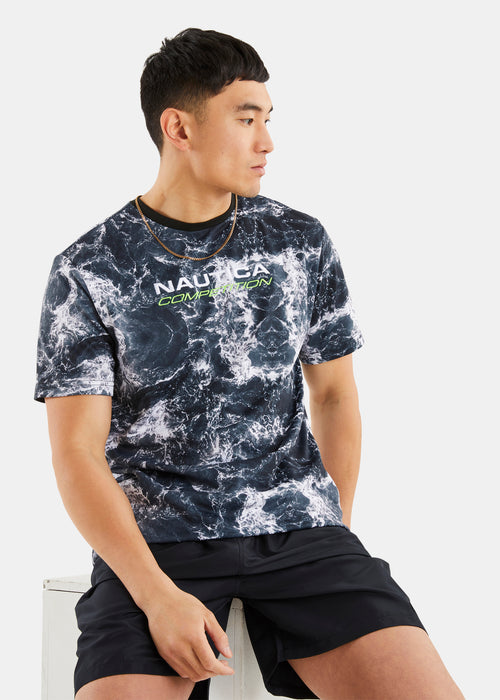 Nautica Competition Kai T-Shirt - Black - Front
