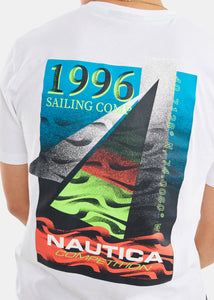Nautica Conoetition Wellesley T- Shirt - White - Detail