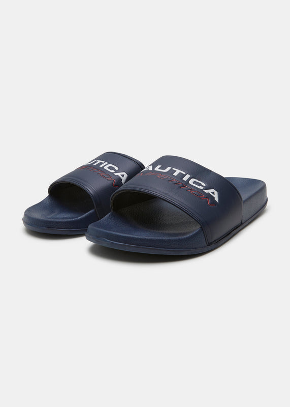 Nautica Competition Grappo Slide - Navy - Front