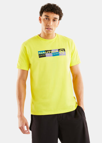 Nautica Competition Locker T-Shirt - Light Yellow - Front