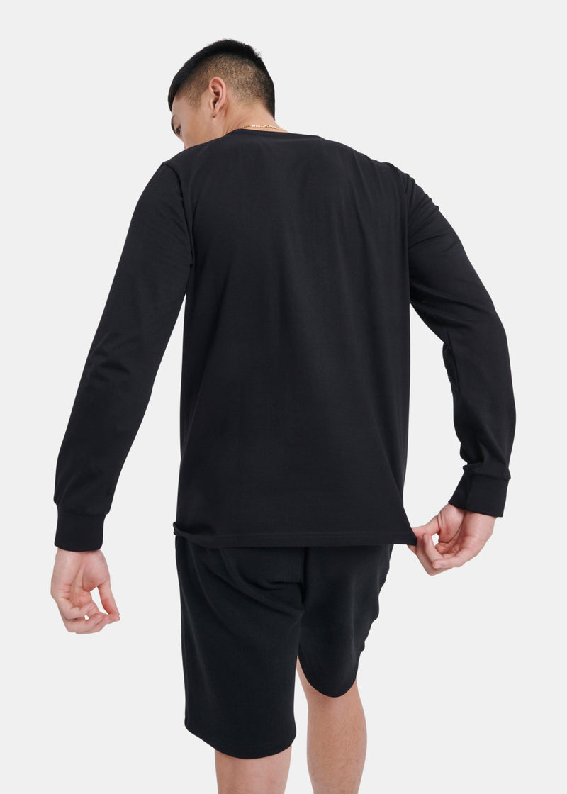 Laveer Ls T-Shirt - Black