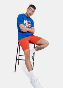 Banded T-Shirt - Blue