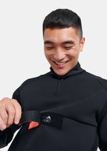 Load image into Gallery viewer, Aegean 1/4 Zip Top - Black