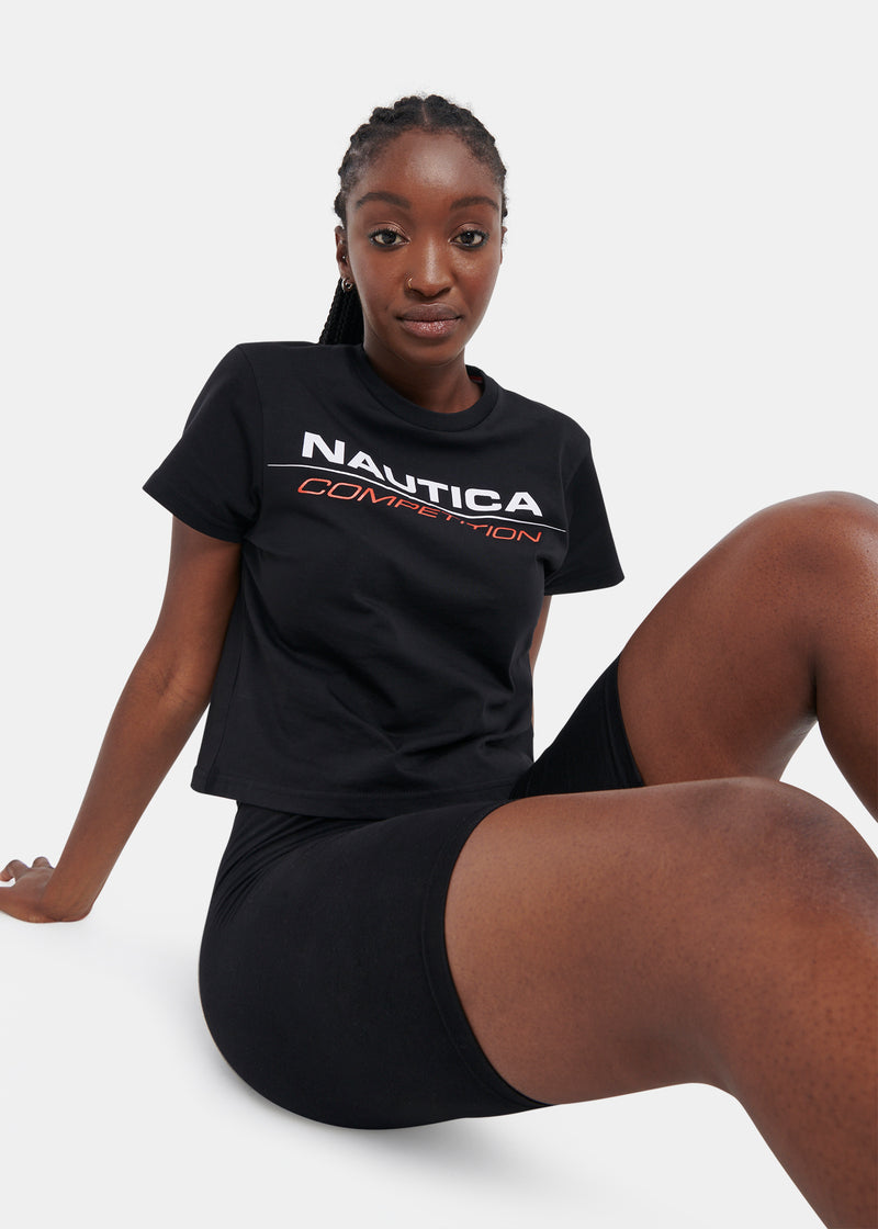 Madison Crop T-Shirt - Black – Nautica Competition