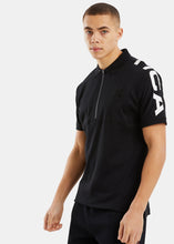 Load image into Gallery viewer, Stern Tonal Polo - Black