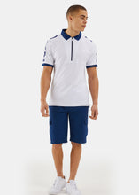 Load image into Gallery viewer, Stern Tonal Polo - White