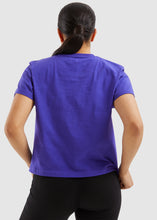 Load image into Gallery viewer, Madison Crop T-Shirt - Purple