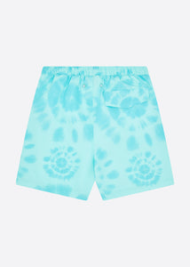 Concave T-Shirt / Swim Short Set - Aruba Blue