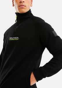 Sub 1/4 Zip Top - Black