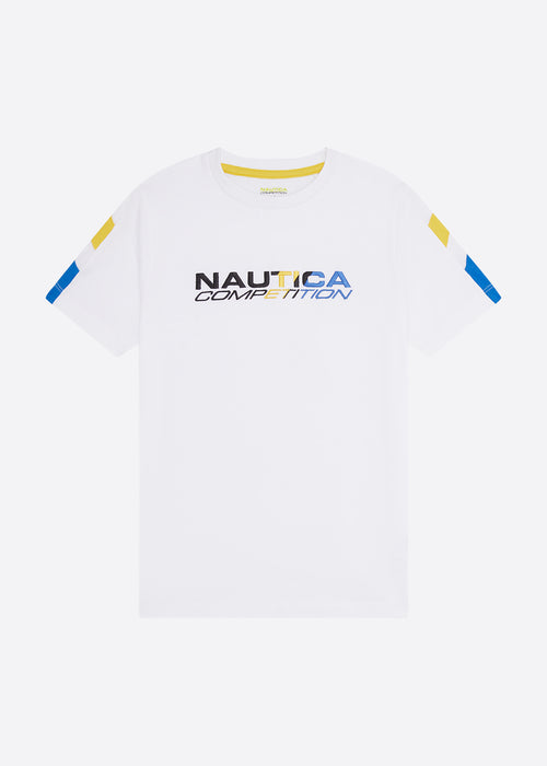 Nautica Competition Heffron T-Shirt - White - Front