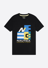 Load image into Gallery viewer, Nautica Competition Marthas T-Shirt - Black - Front