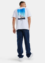 Load image into Gallery viewer, Port Royal T-Shirt - White/Yellow