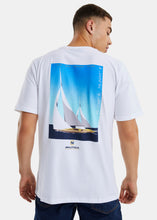 Load image into Gallery viewer, Port Royal T-Shirt - White/Yellow