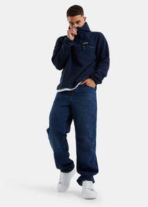 Hockopper 1/4 Zip Top - Dark Navy