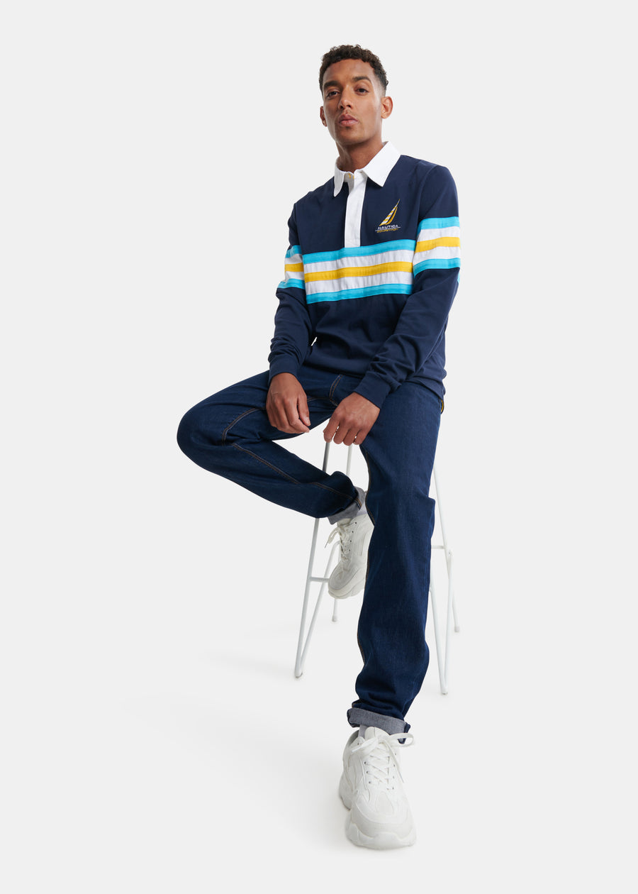 Palm Valley Rugby Shirt - Dark Navy