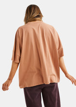 Load image into Gallery viewer, Elm Oversized T-Shirt - Camel