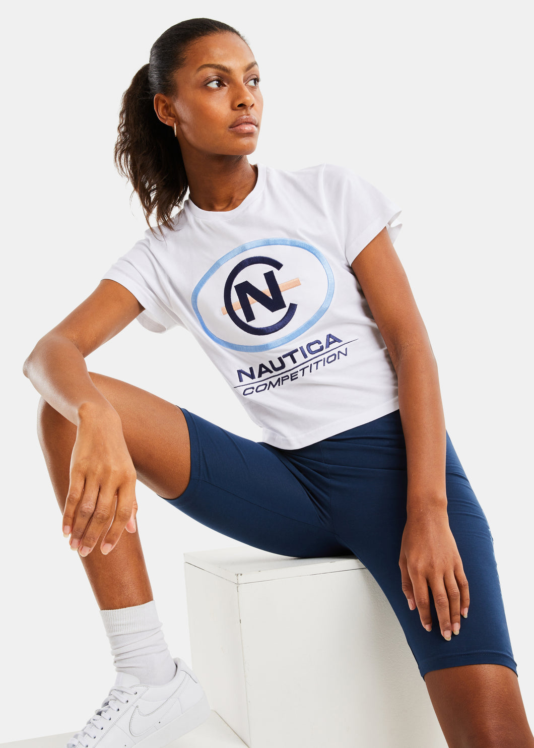 Isabelle Crop T-Shirt - White