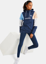 Load image into Gallery viewer, Jessica ½ Zip Track Top - Night Blue