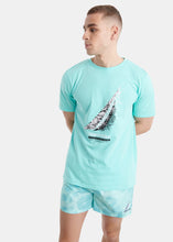 Load image into Gallery viewer, Damsel T-Shirt - Aruba Blue