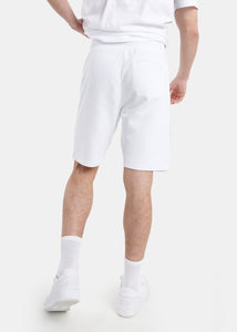 Gobblar 9.5" Fleece Short - White