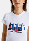 Nautica Competition Sierra T-Shirt - White - Detail
