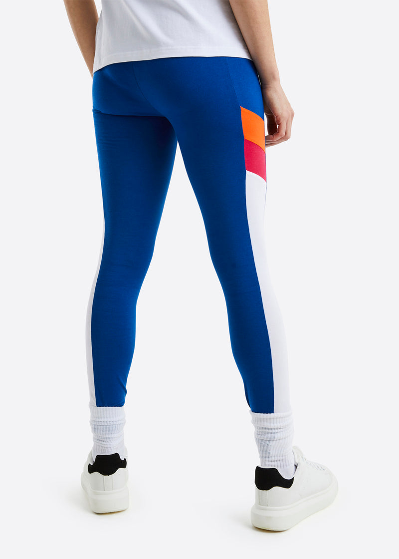 Yelete Stella Elyse Seamless Performance Activewear Legging Royal Blue