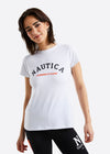 Nautica Competition Parker T-Shirt - White - Front