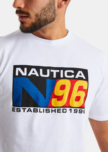 Nautica Competition Lyon T-Shirt - White - Detail