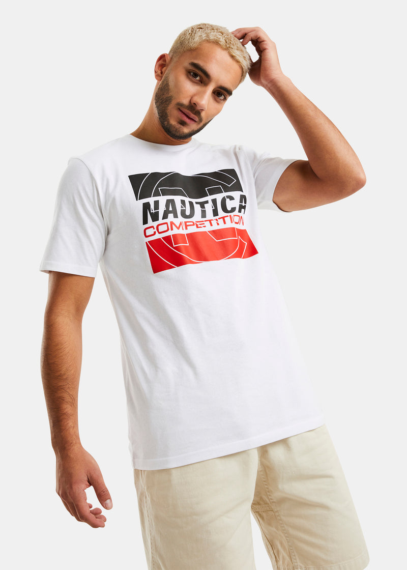 Nautica Competition Vidal T-Shirt - White - Front