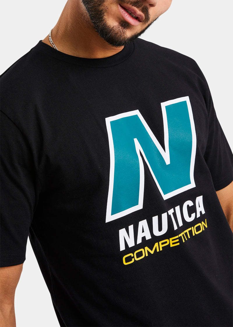 Nautica Competition Wessix T-Shirt - Black - Detail